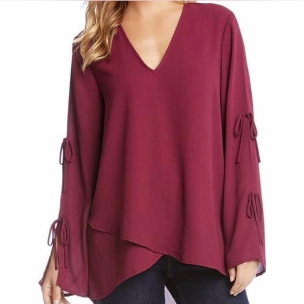Elegant Wine Colored Top